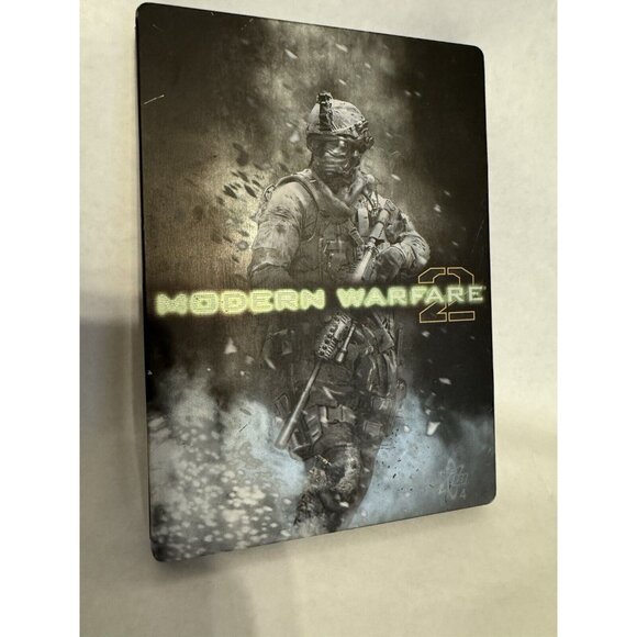 Modern Warfare 2 Xbox 360 Steelbook Hardened Edition Manual & Inserts USED